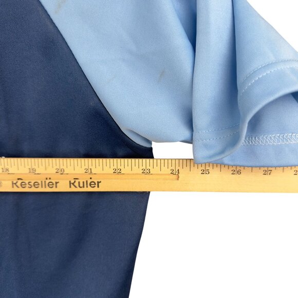 Tampa Bay Rays Shirt Adults XL Navy  Half-Zip Short Sleeve Match Up Promotions - Picture 7 of 13